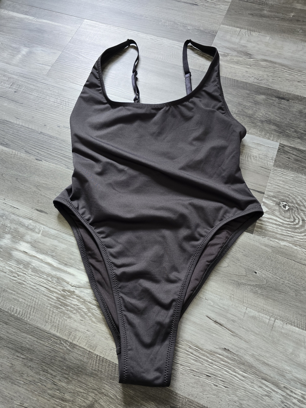 SKIMS Women's One-Piece Swimsuit in Dark Charcoal